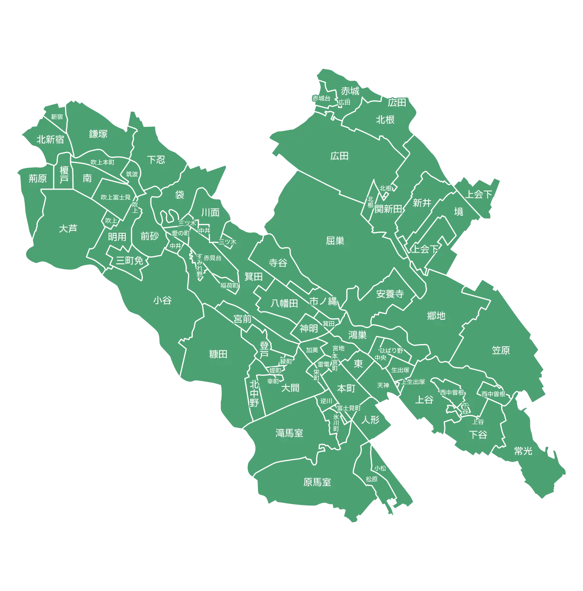鴻巣市地図